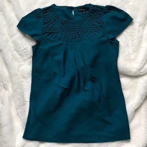 Rich Teal Banana Top for Summer!